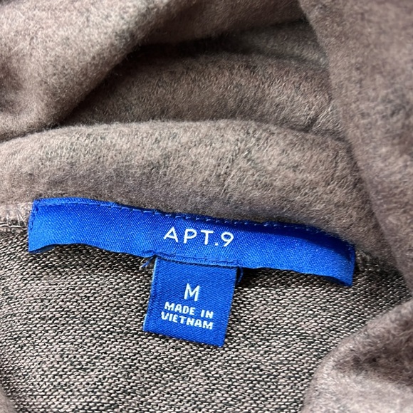 Sz Med Dark Mauve Apt. 9 Long Sleeve Dress NWT - Picture 6 of 8